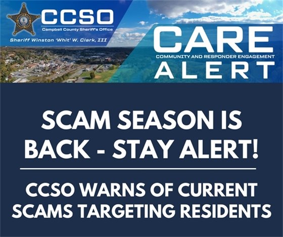 Scam Season Graphic