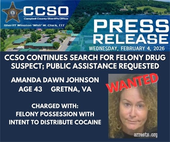 CCSO Wanted Suspect Amanda Johnson