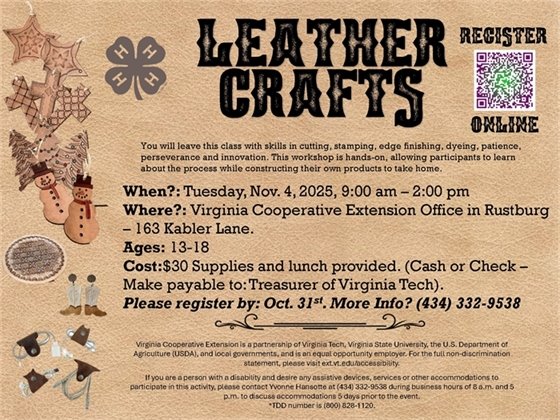 Leather Craft Activity