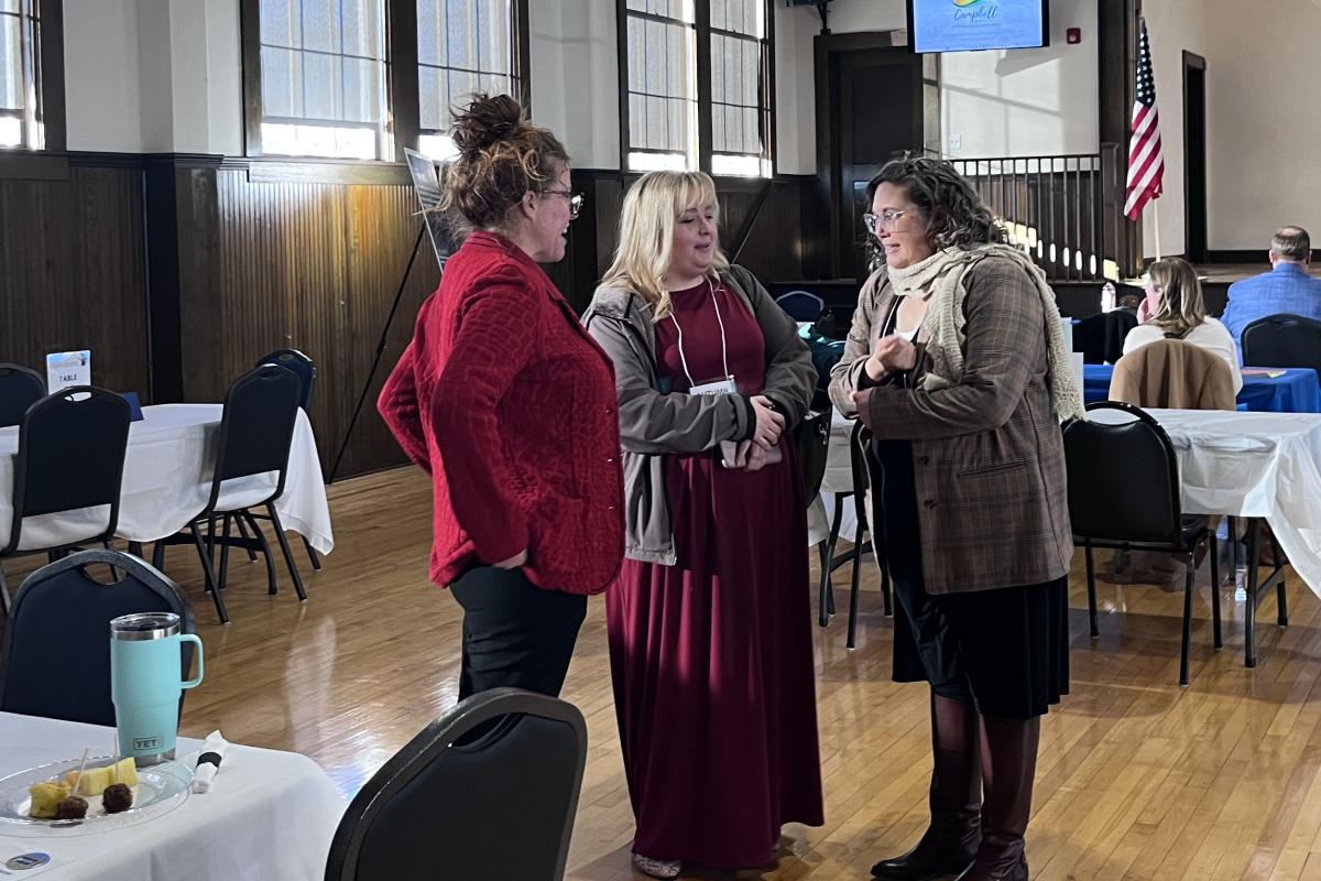 Women Having a Chat at the Economic Development Summit