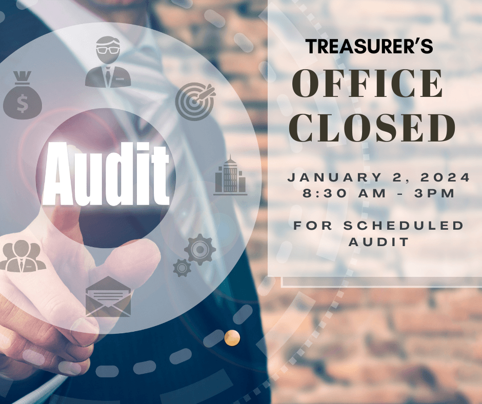 Treasurer Office Closed